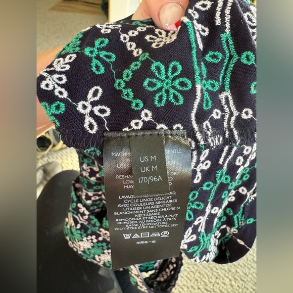 NWT Maeve Anthropologie Cammie Embroidered Peplum Tunic Top Size Medium - Picture 5 of 5